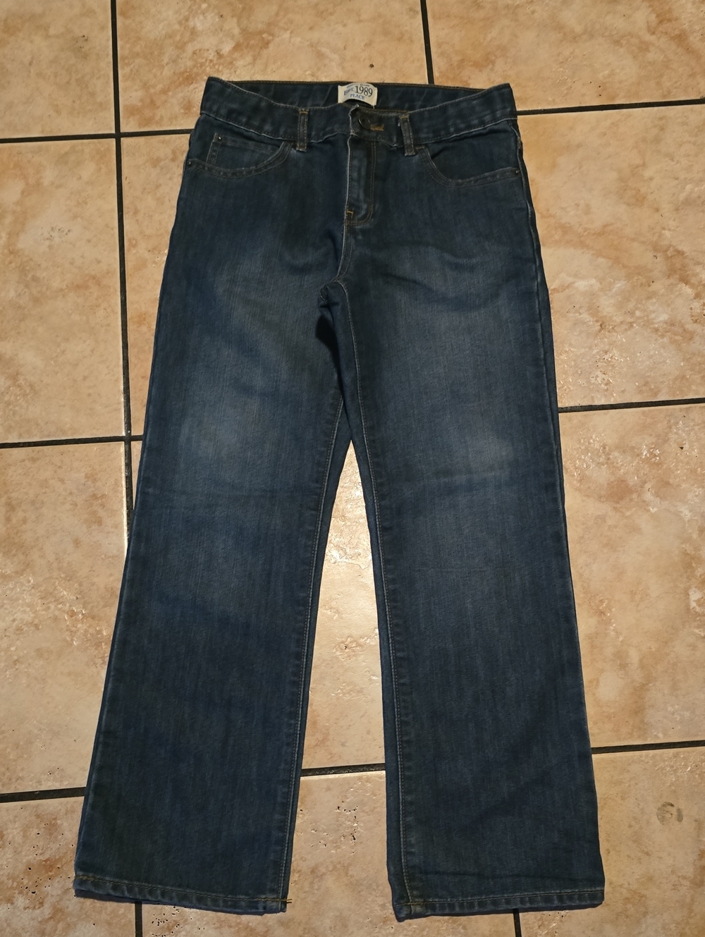 The Children's Place Dark Blue Straight-Leg Kids Jeans